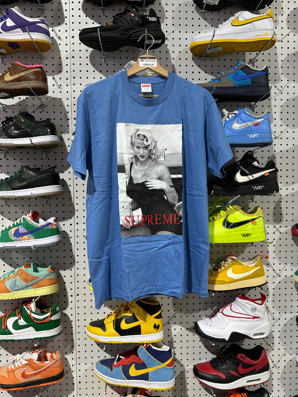 NEW Supreme Anna Nicole Smith Tee - Dusty Light Royal Size Medium