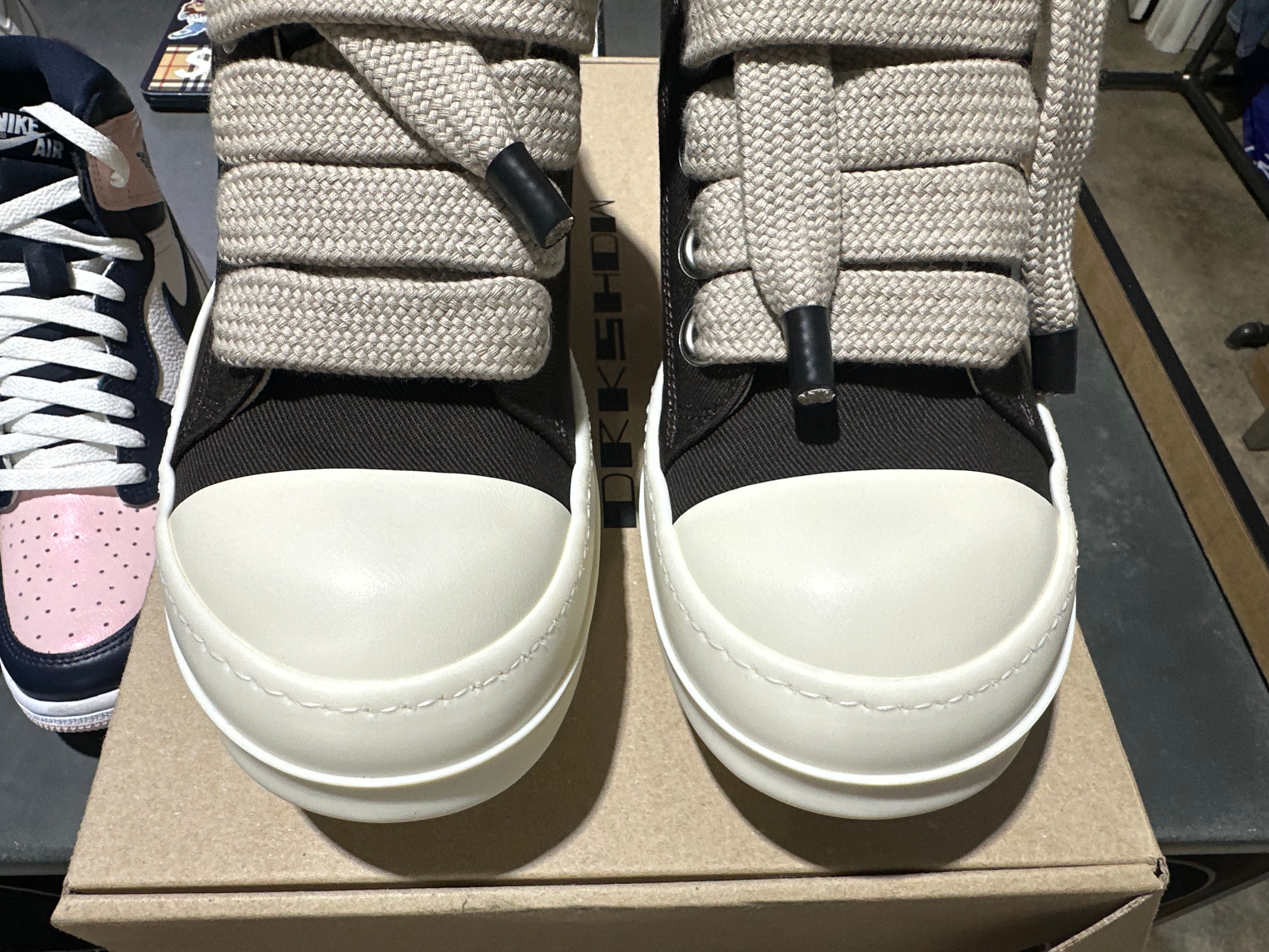 Rick Owens DRKSHDW Jumbolace Low Sneakers - Dark Dust Size 43EU/10US