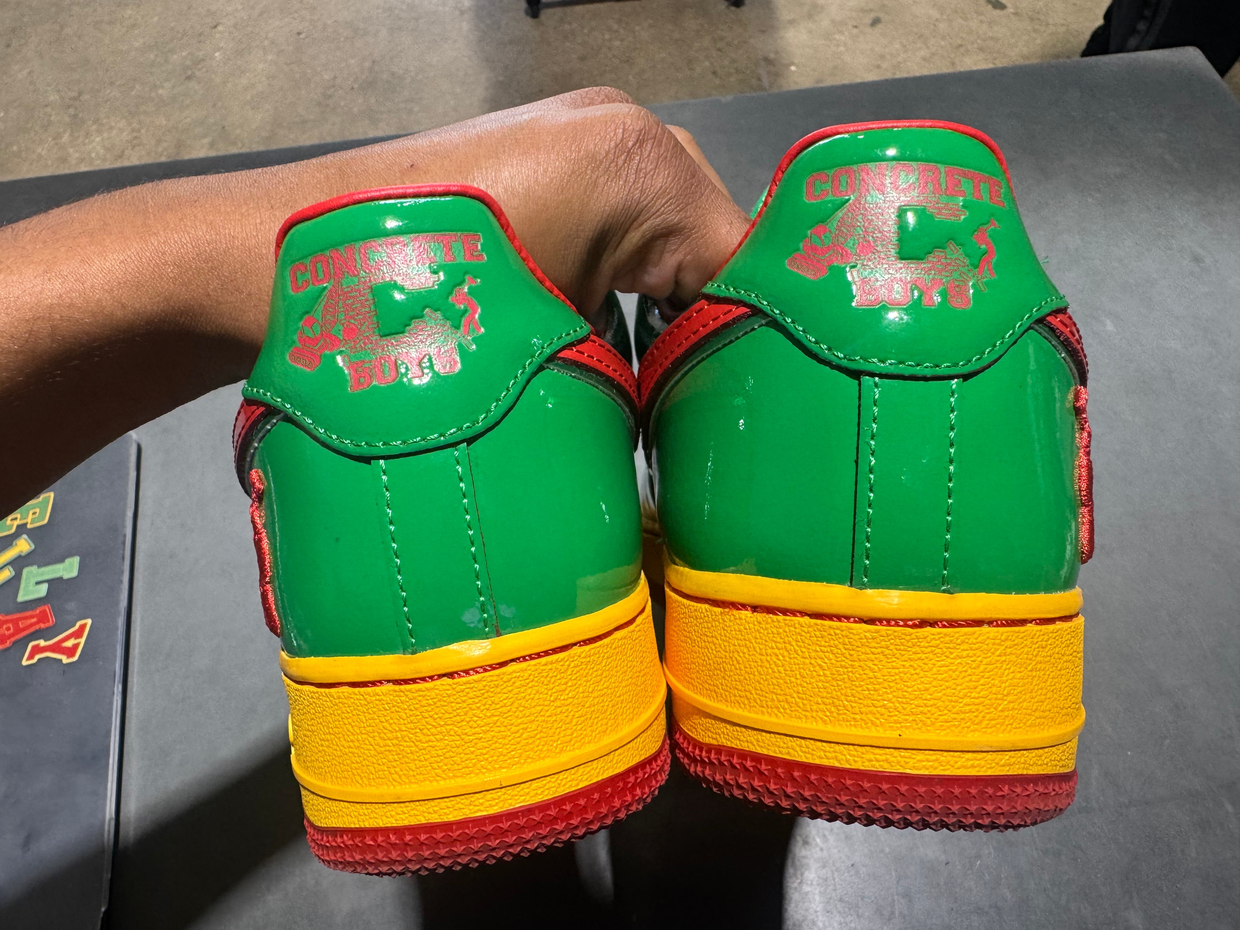 Nike Air Force 1 Low - Lil Yachty Concrete Boys/Lucky Green Size 10.5