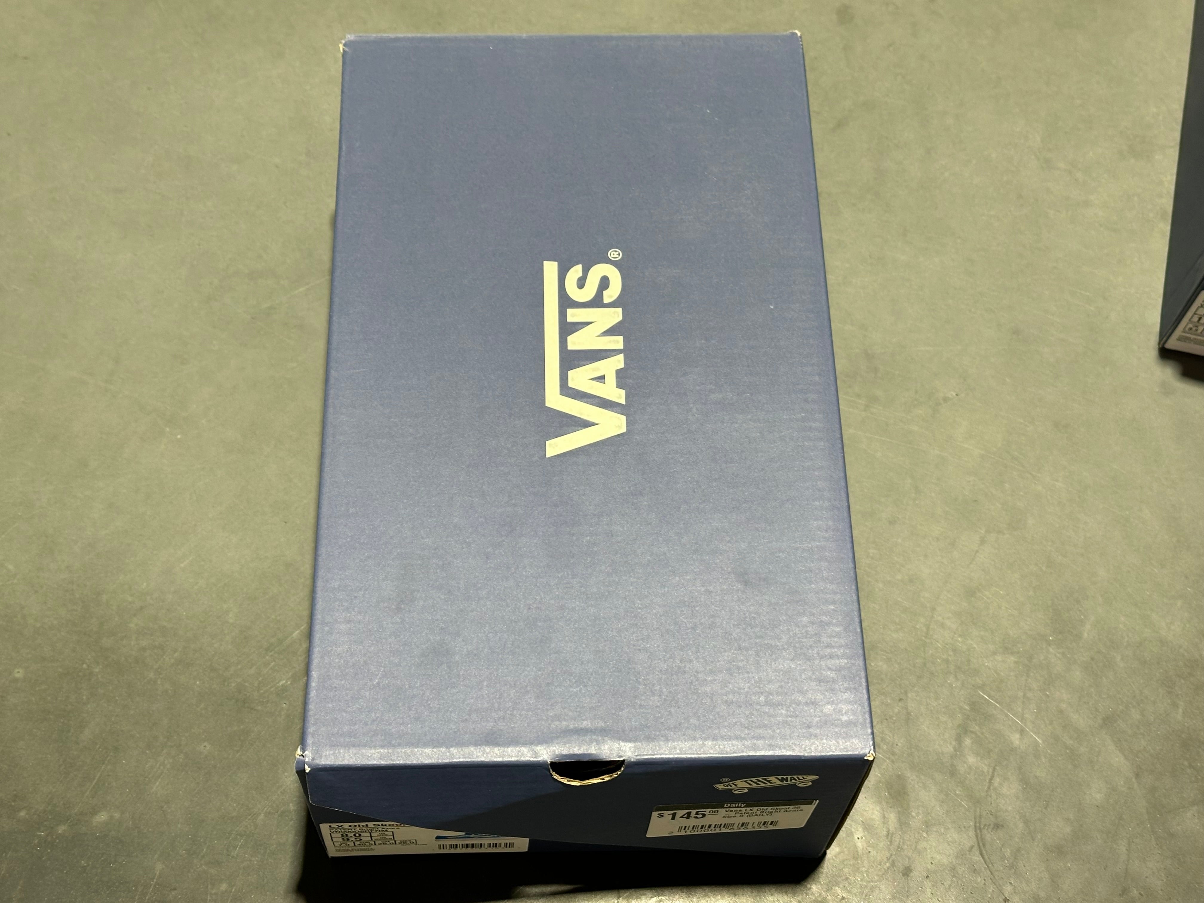 Vans LX Old Skool 36 - Patent Bright Azure Size 9.5