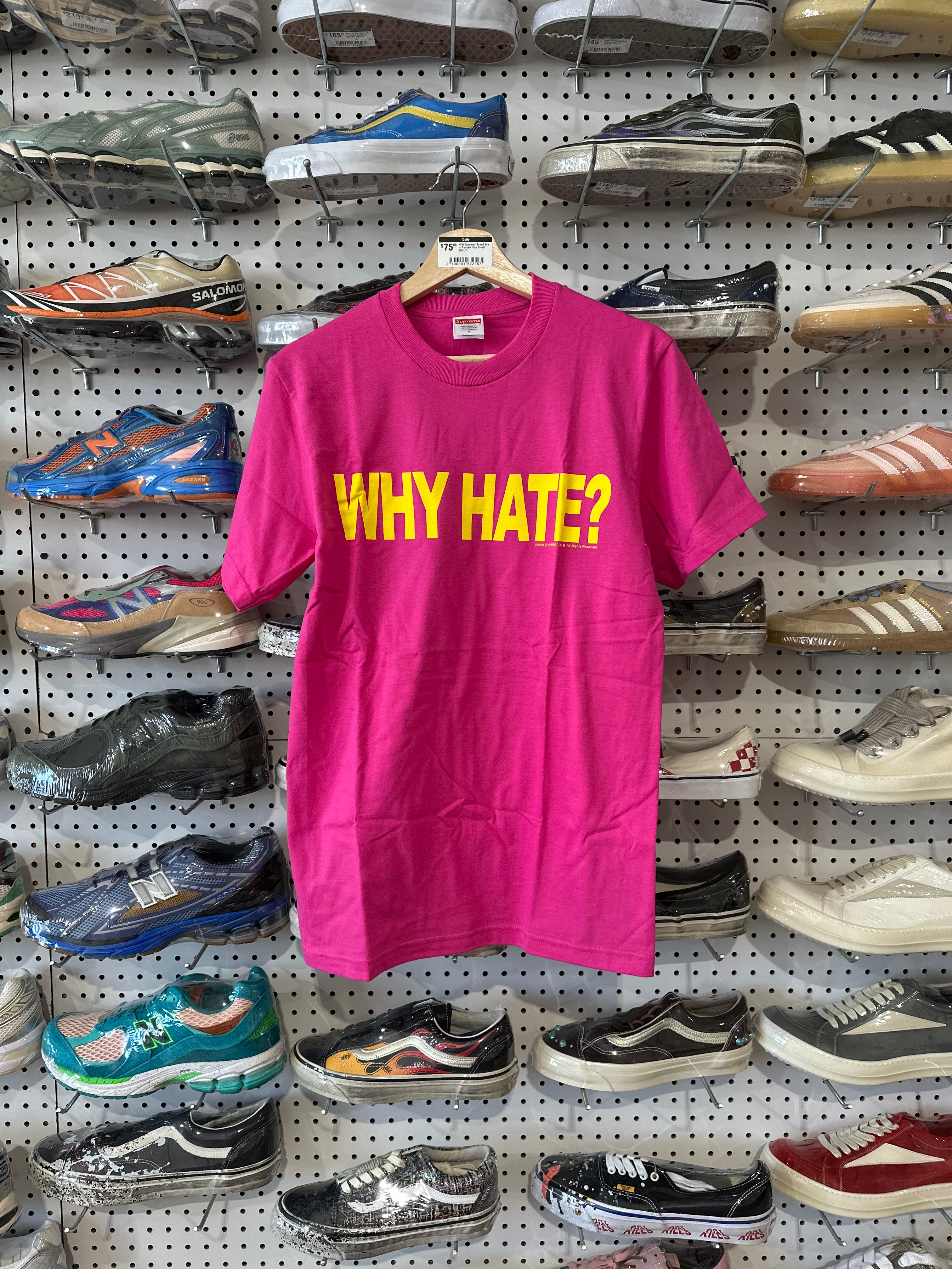 NEW Supreme Based Tee - Fuchsia Size Small