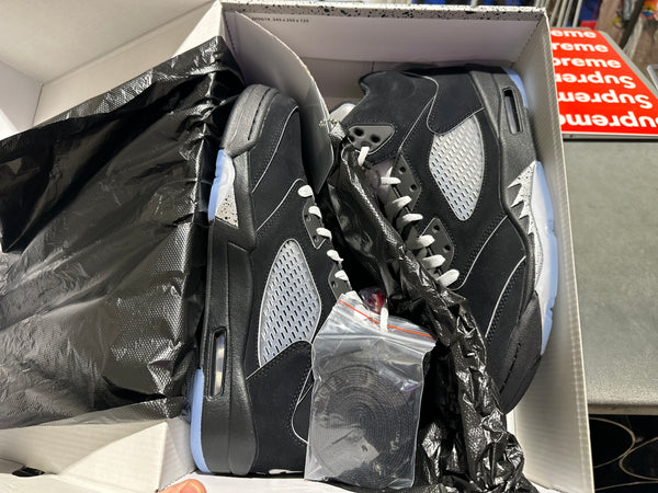 Air Jordan 5 Retro OG - Black Metallic Reimagined Size 10