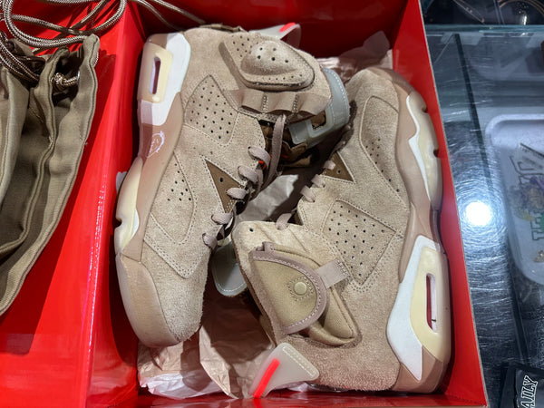 Air Jordan 6 Retro - Travis Scott/British Khaki Size 9
