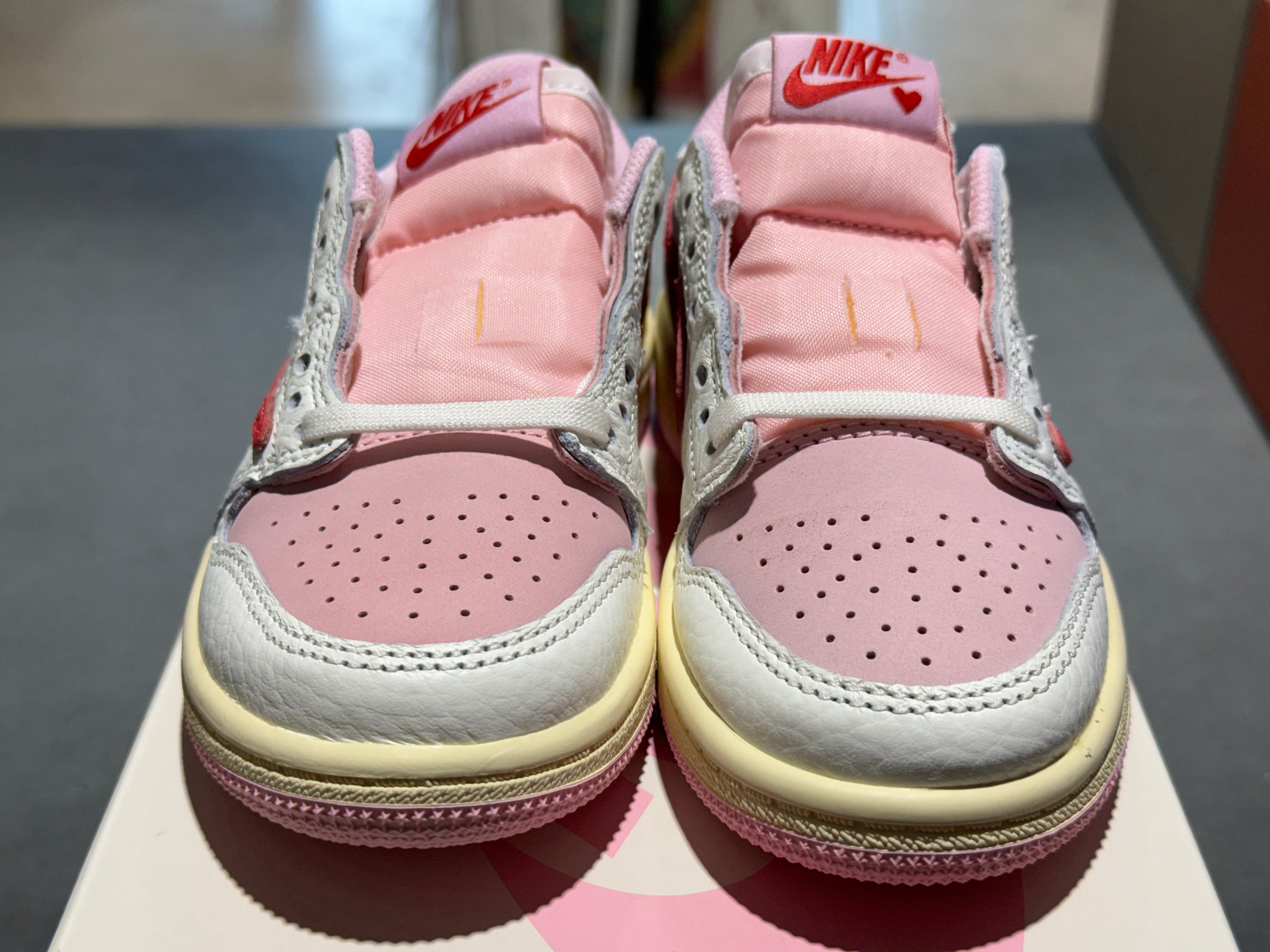 Air Jordan 1 Low OG SP PS - Travis Scott/Tropical Pink Size 12c (CON)