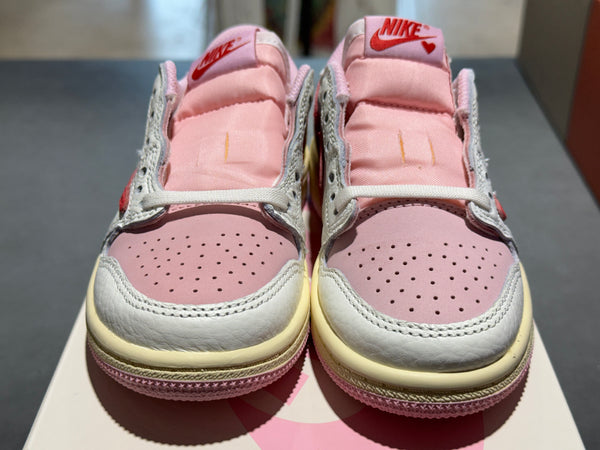 Air Jordan 1 Low OG SP PS - Travis Scott/Tropical Pink Size 12c (CON)