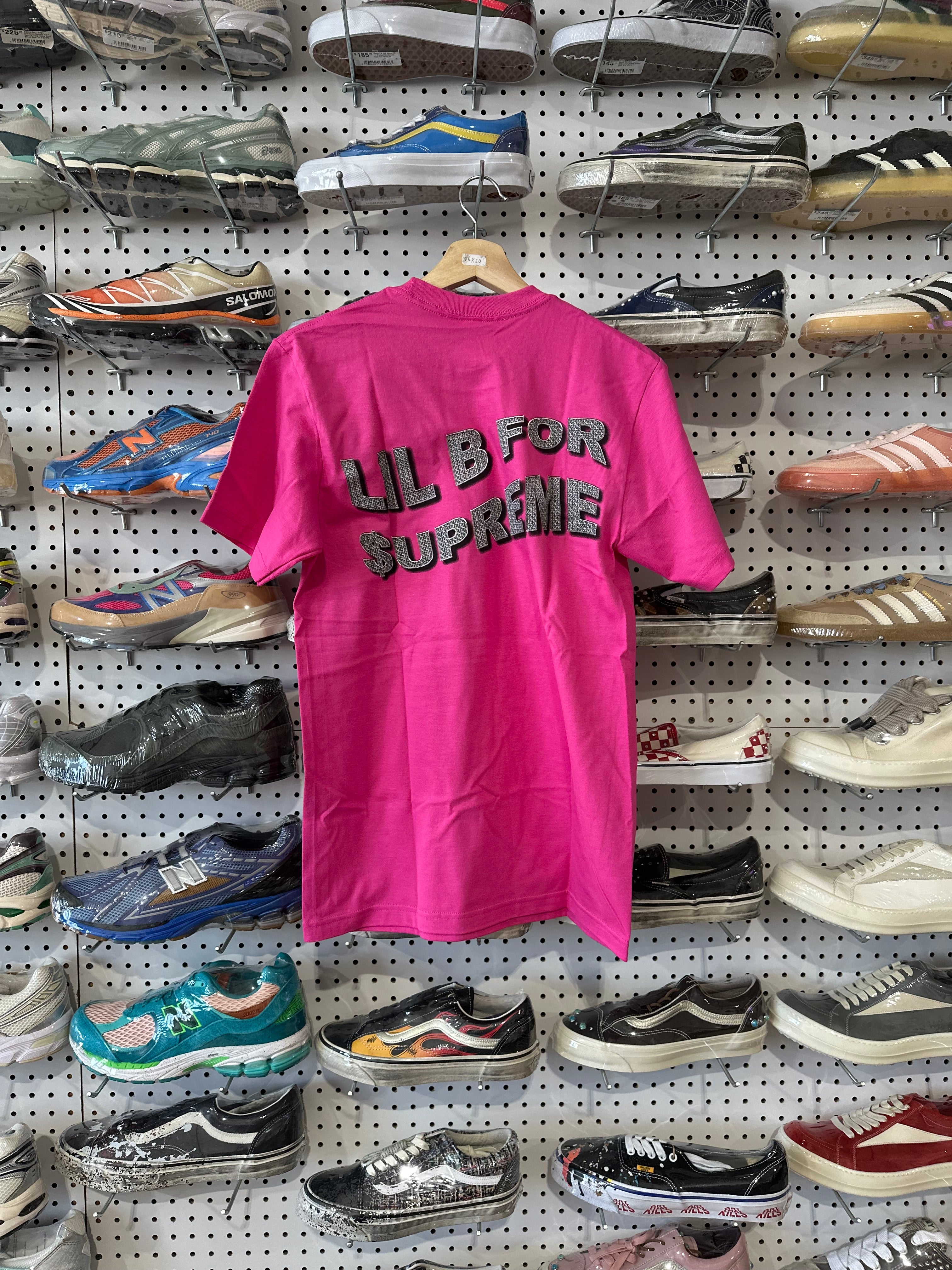 NEW Supreme Based Tee - Fuchsia Size Small