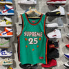 NEW Supreme All Star Basketball Jersey - Green Size Small