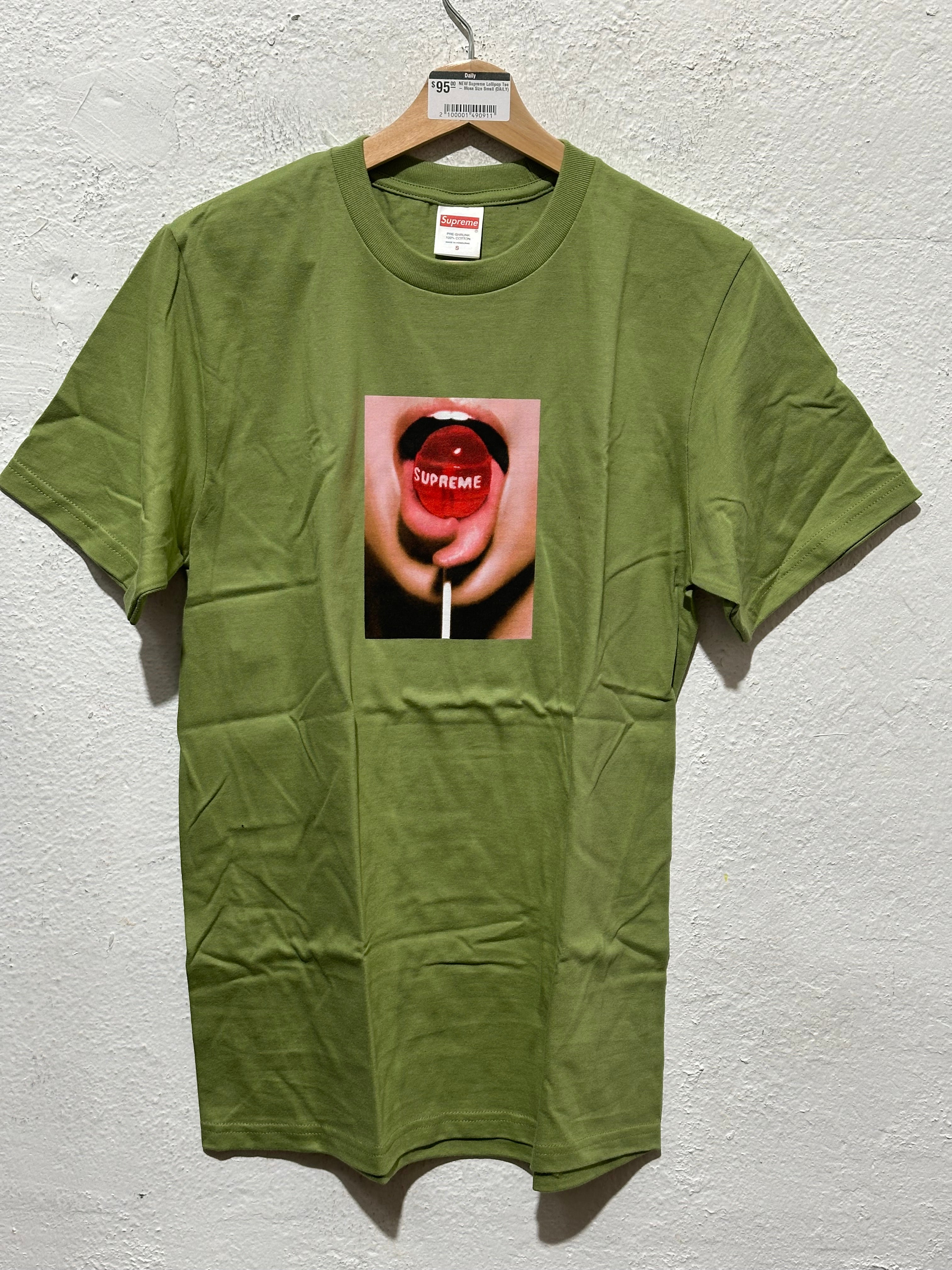 NEW Supreme Lollipop Tee - Moss