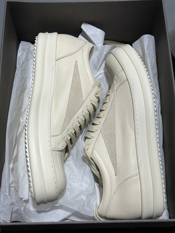 Rick Owens Concordians Vintage Low - Milk Size 10
