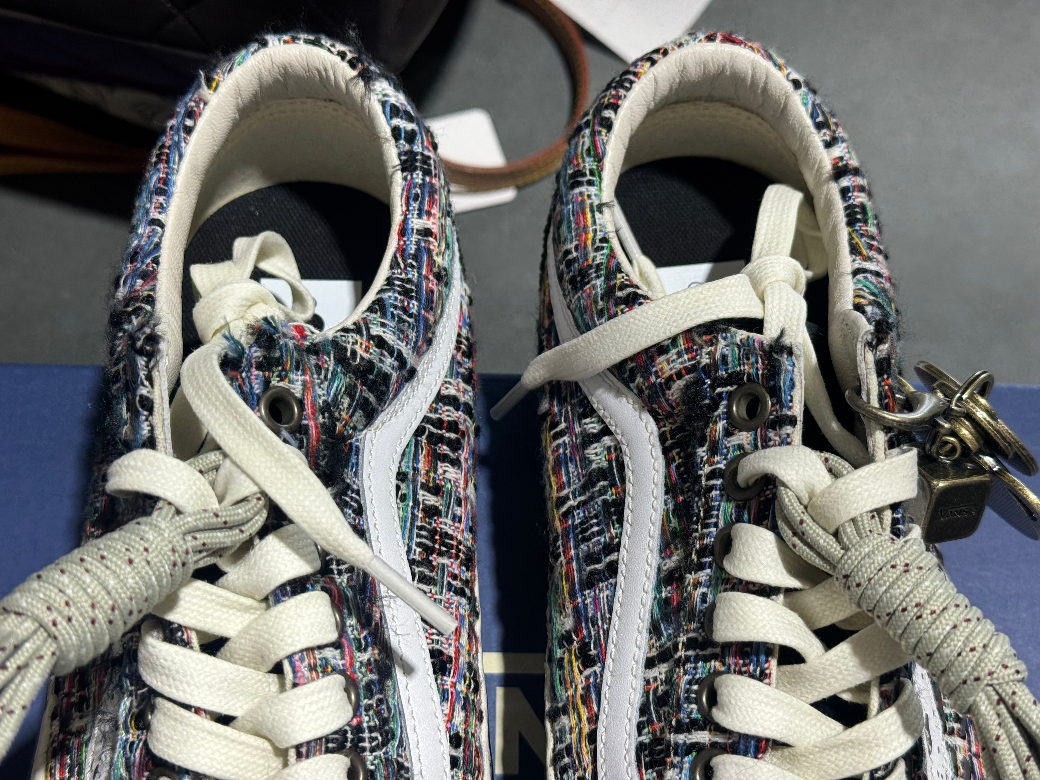 Vans Premium Old Skool - Charms Black Grey	Size 7