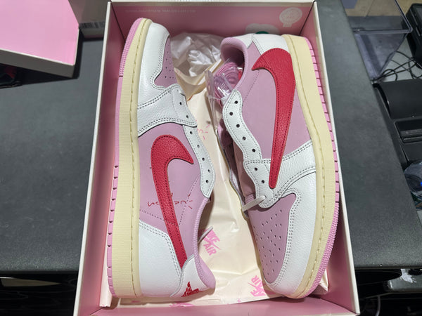 Air Jordan 1 Retro Low OG SP Travis Scott - Tropical Pink Size 11.5