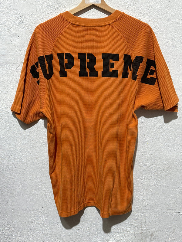 NEW Supreme Stencil Thermal S/S Top - Orange Size Large