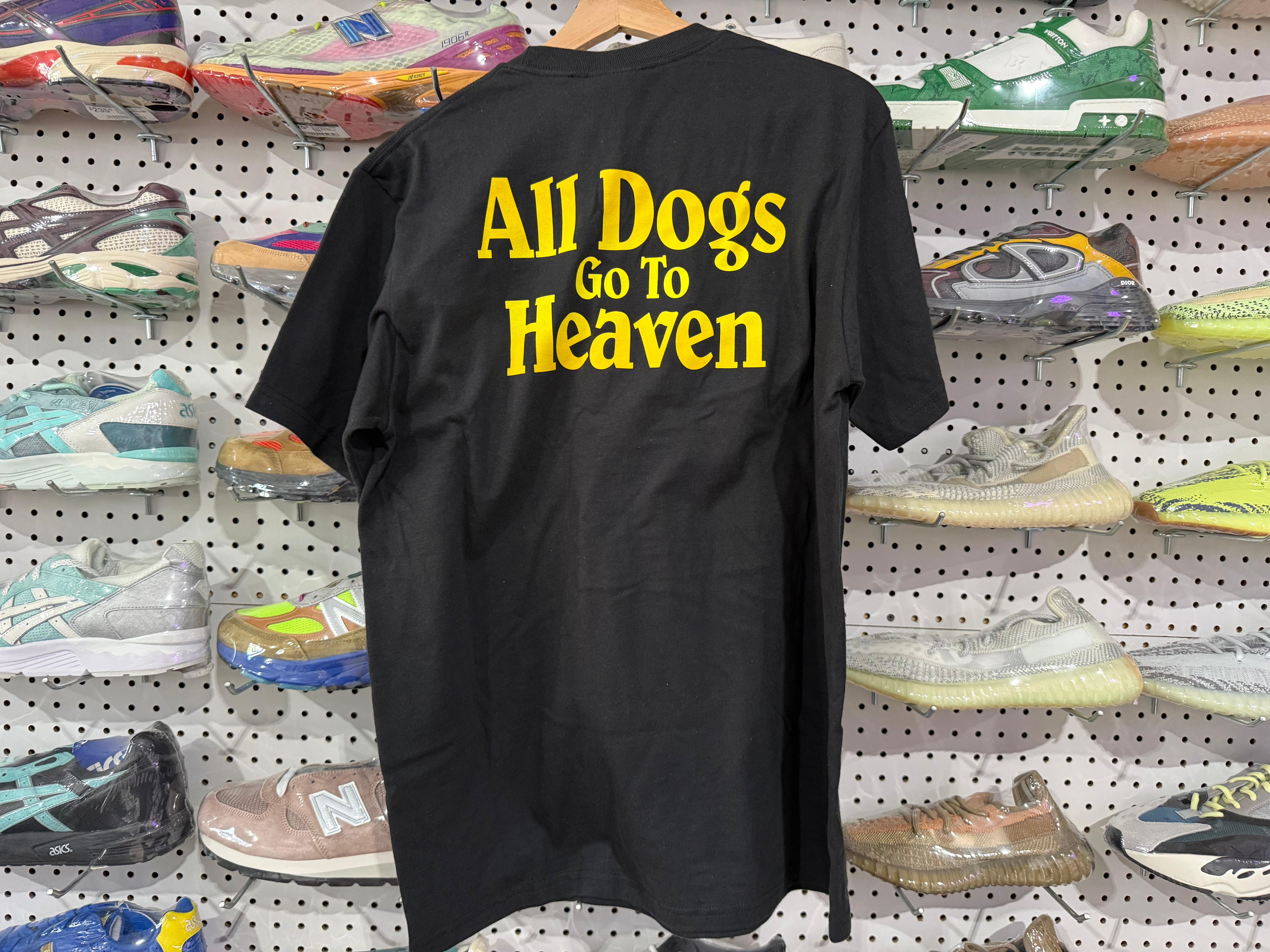 NEW Supreme All Dogs Go To Heaven Tee - Black Size Medium