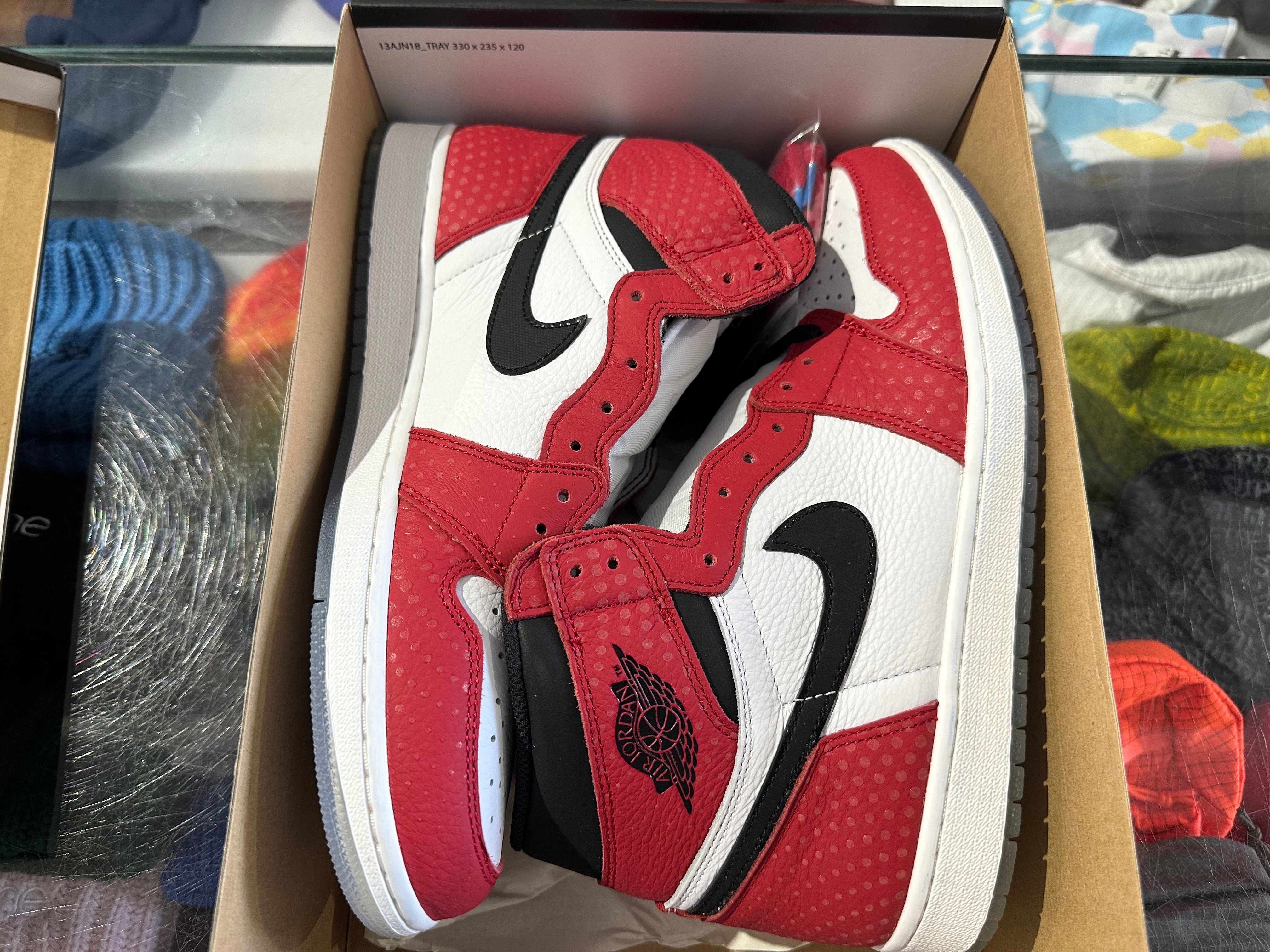 Air Jordan 1 Retro High OG - Spider-Man Origin Story Size 11