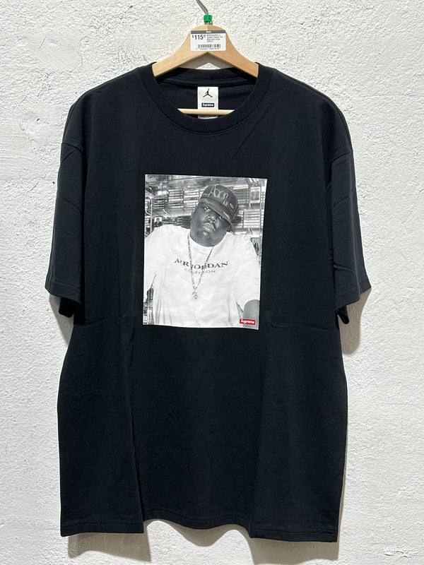 NEW Supreme x Jordan x Biggie Tee - Black