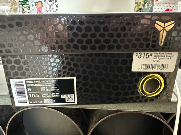 Nike Kobe 5 Protro - Caitlin Clark Coconut Milk Spruce Size 9