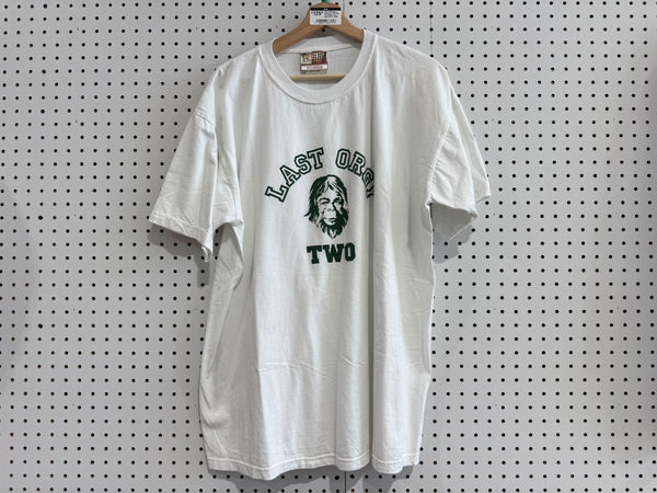 USED 2009 Bape x Undercover Last Orgy Two College Tee - White Size XL