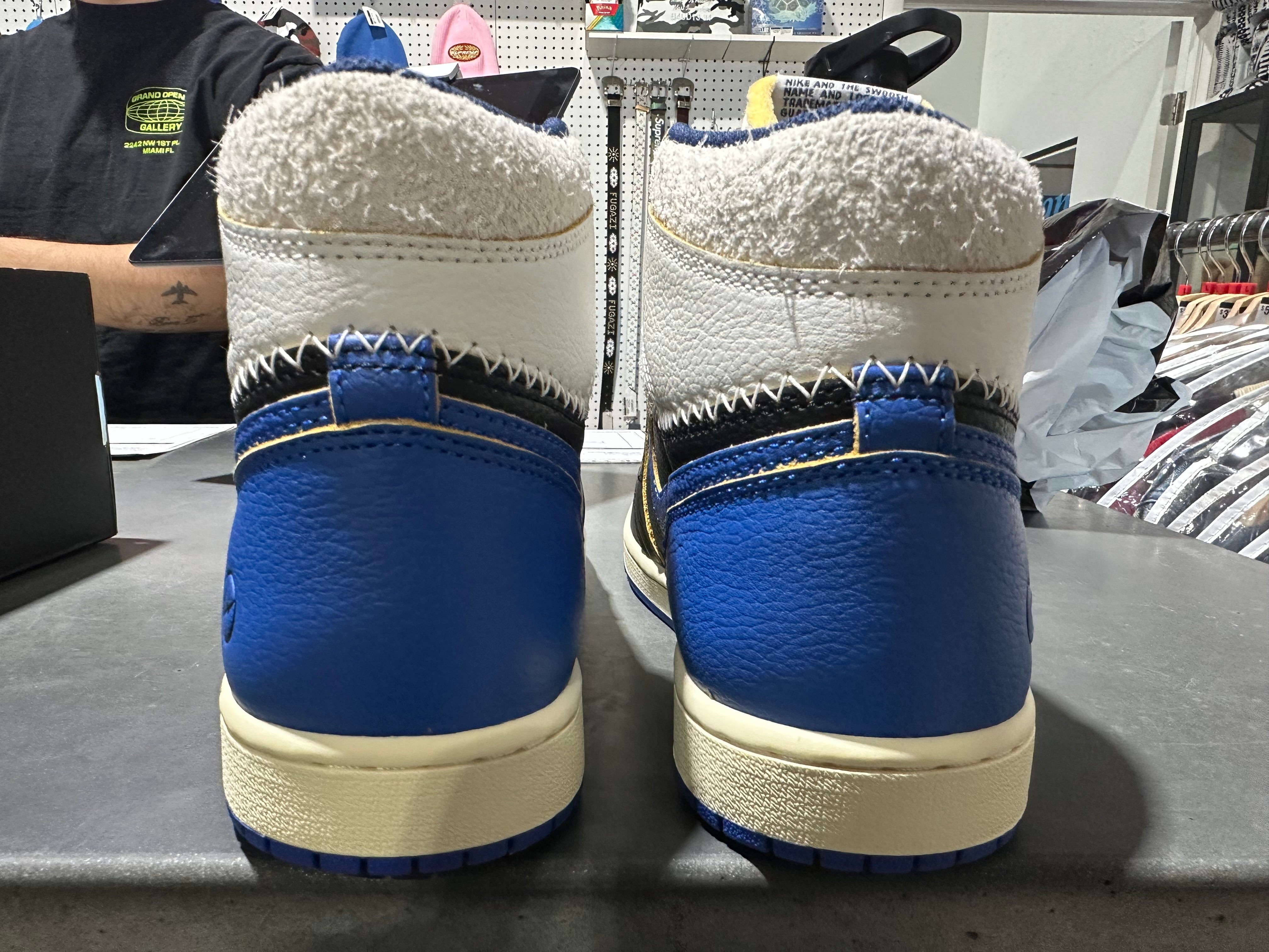 Air Jordan 1 Retro High OG SP - Fragment x Union LA Sport Royal Size 8.5