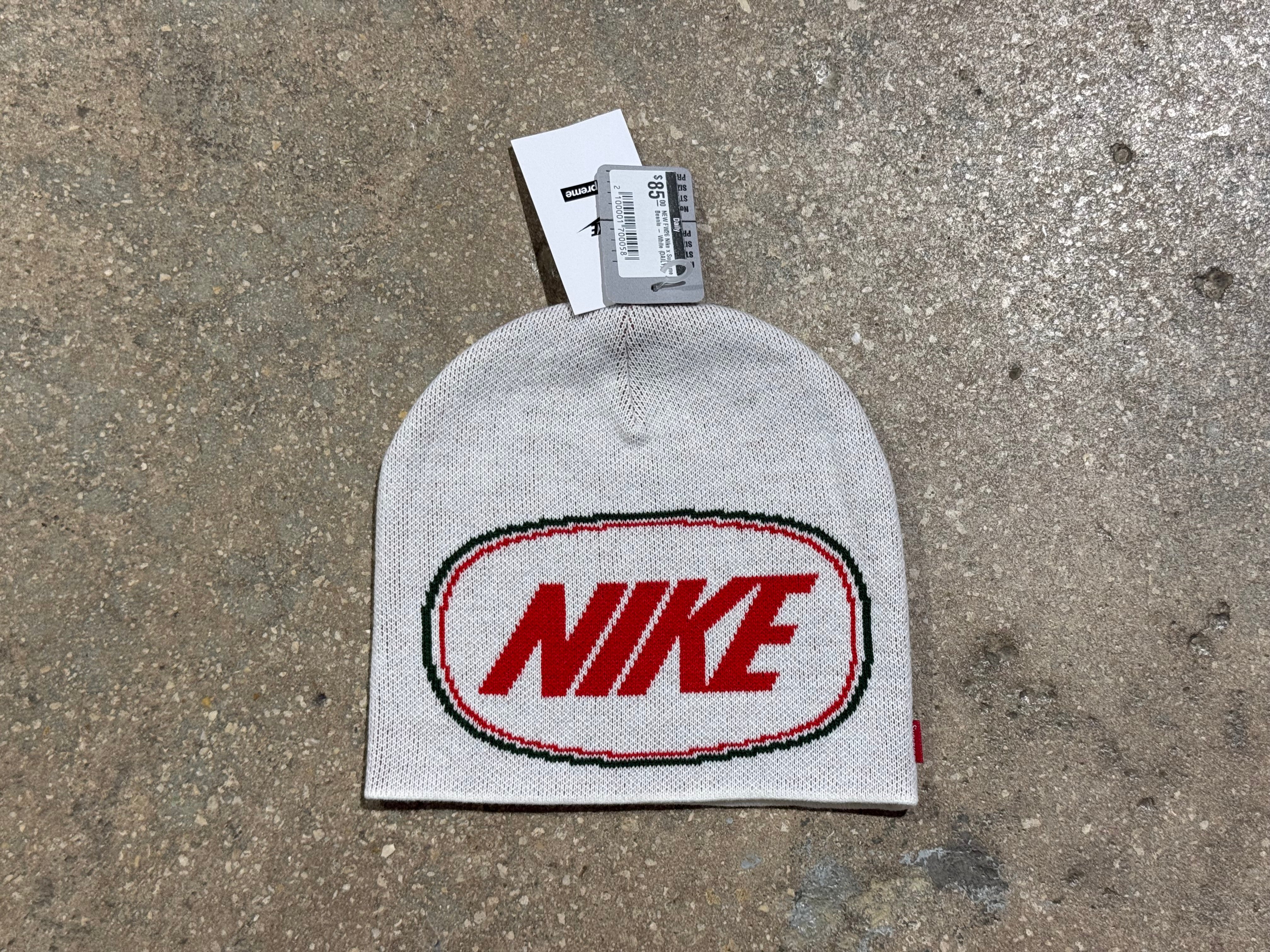 NEW FW26 Nike x Supreme Beanie - White