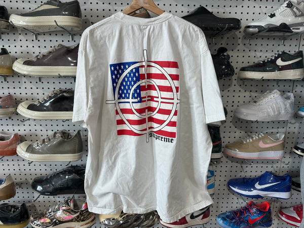 USED Supreme Target Tee - White Size XXL