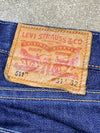 2010s Levis White Oak Cone Made In USA Selvage 511 Denim - Indigo Blue 31W/32L