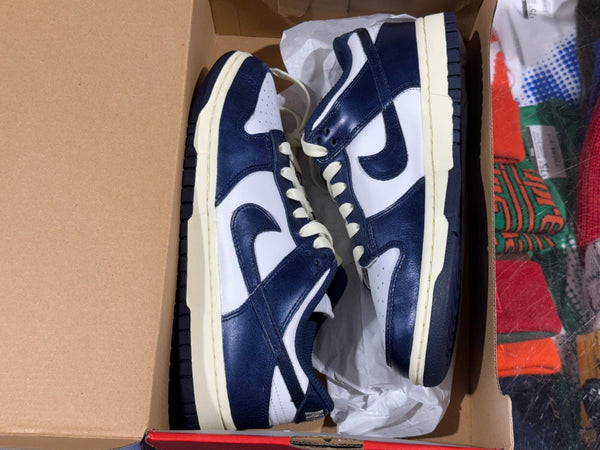 W Nike Dunk Low PRM - Vintage Navy Size 8.5W/7M