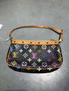 Clean 2000s Louis Vuitton x Murakami Pouchette Bag - Black/Multi