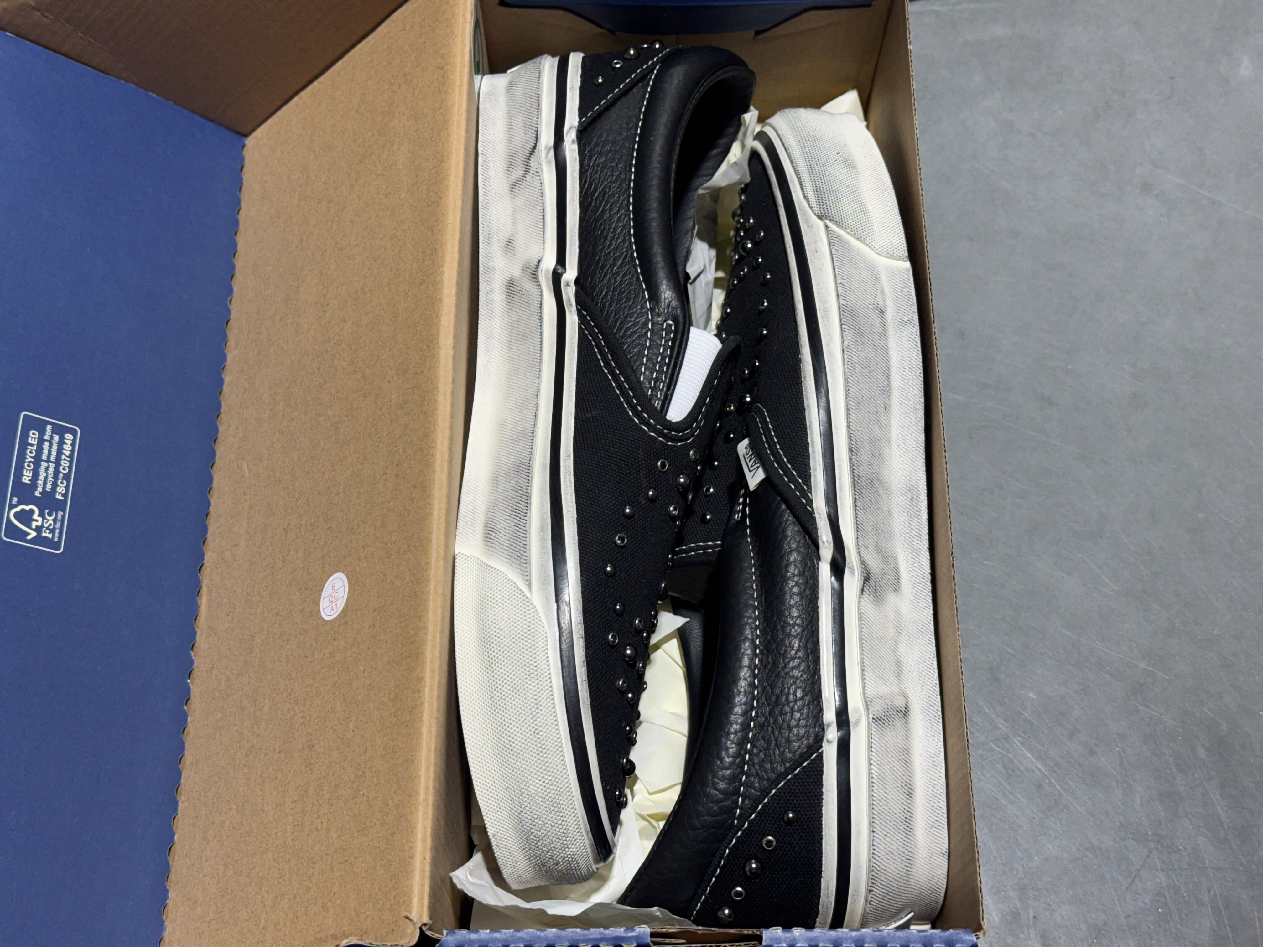 Vans LX Classic Slip-On 98 - Pearlized Pack/Blackout Size 10.5