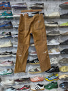 USED Distressed Carhartt Carpenter Pants - Brown Size 34x32