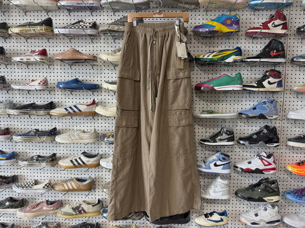 NEW Rick Owens DRKSHDW Double Cargo Jumbo Belas Sweatpants - Dirty Pearl Size Small