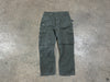 USED Distressed Carhartt Cargo Pants - Olive Size 32x30