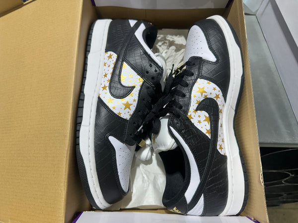 Nike SB Dunk Low OG QS - Supreme Stars/Black Size 9.5
