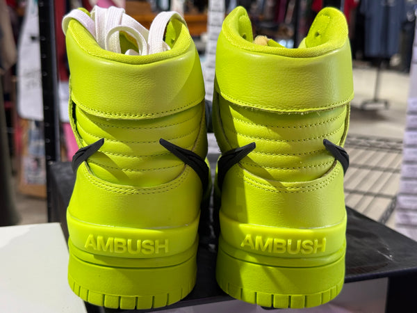 Nike Dunk High / Ambush - Flash Lime Size 10