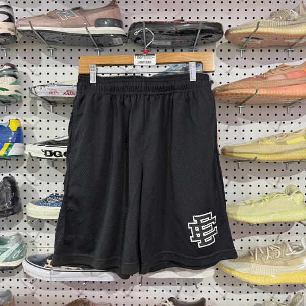 NEW Eric Emanuel Baggy Shorts - Black Size Large