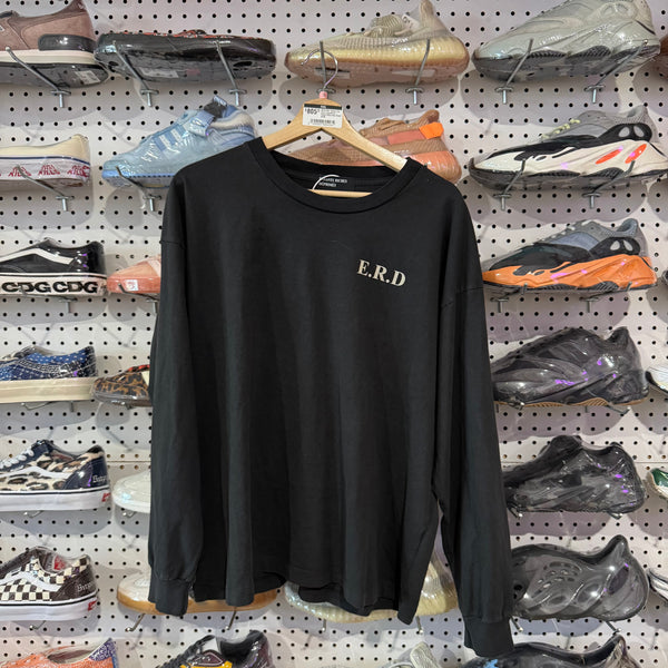 NEW ERD Taking The Cure Longsleeve - Faded Black Size Small