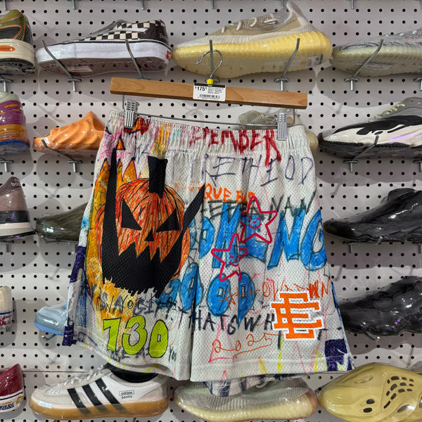 NEW Eric Emanuel EE Asspizza Halloween Shorts - Multi Size Small