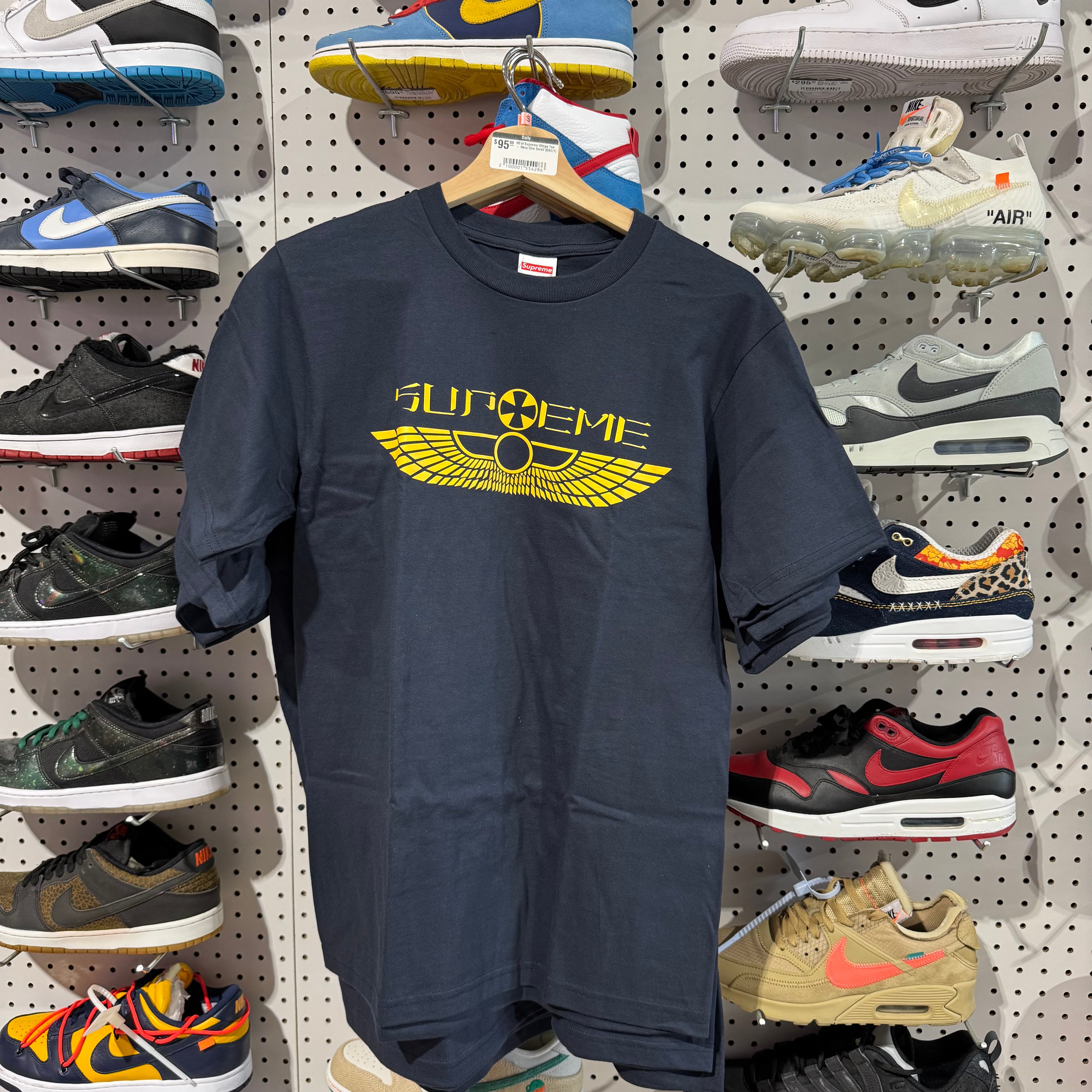 NEW Supreme Wings Tee - Navy