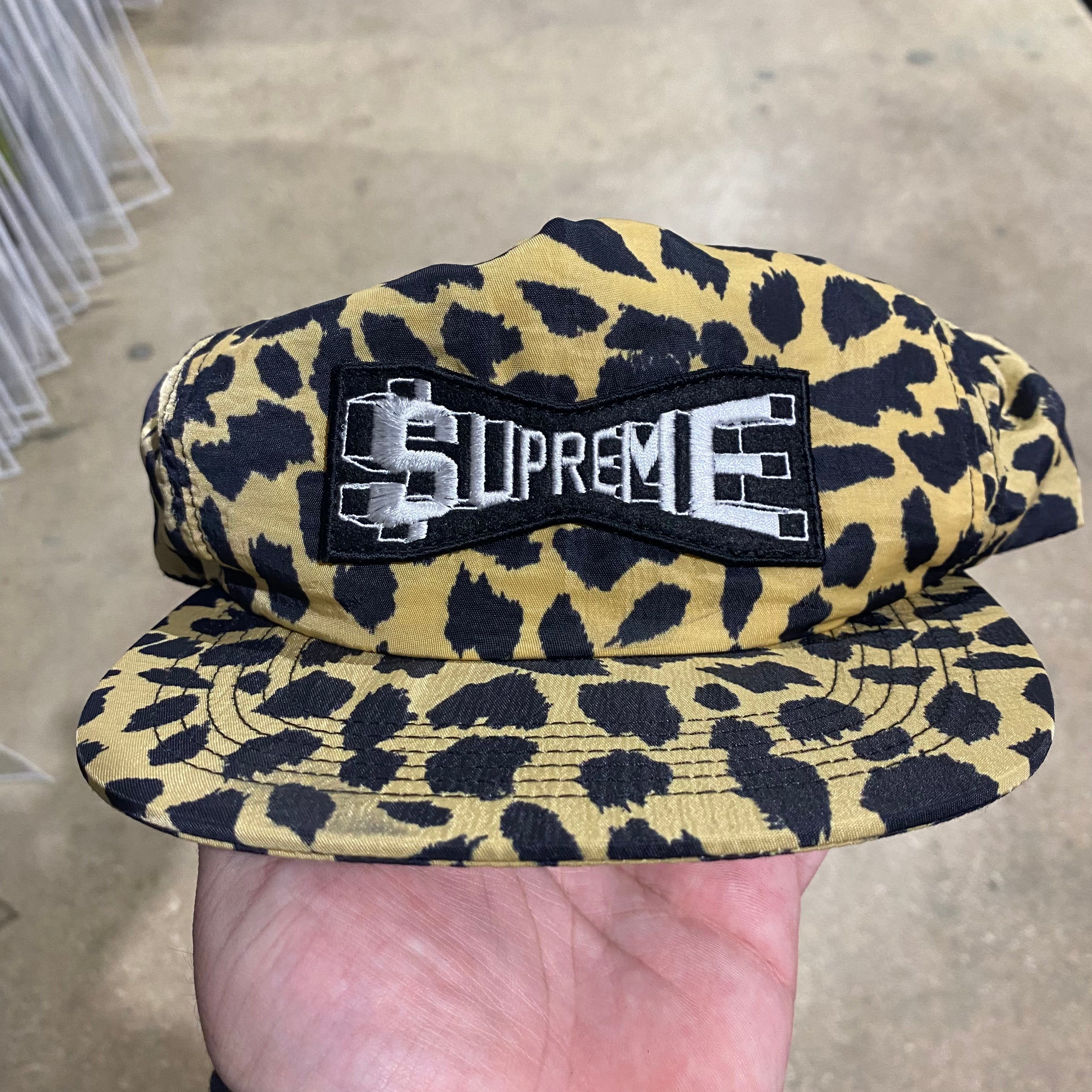 NEW Supreme Skew Nylon 5 Panel - Cheetah