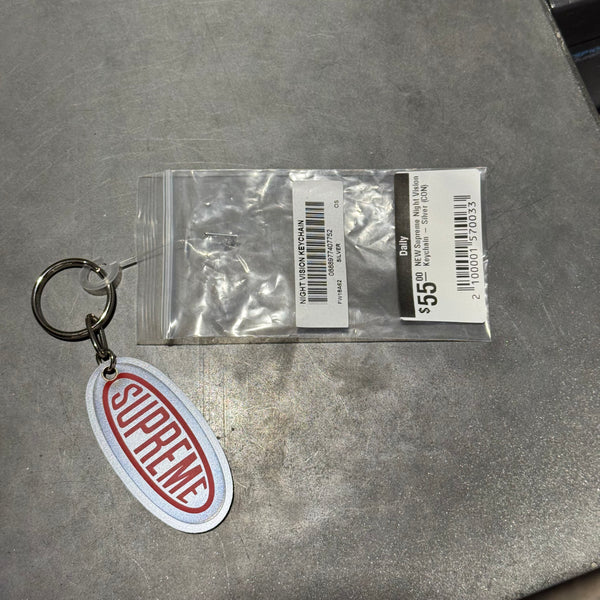 NEW Supreme Night Vision Keychain - Silver