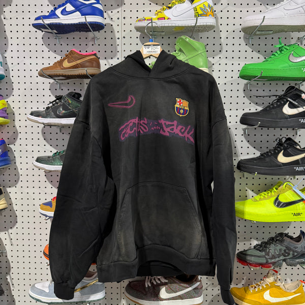 NEW Nike x Cactus Jack x Barcelona Hoodie - Black  Size XXL