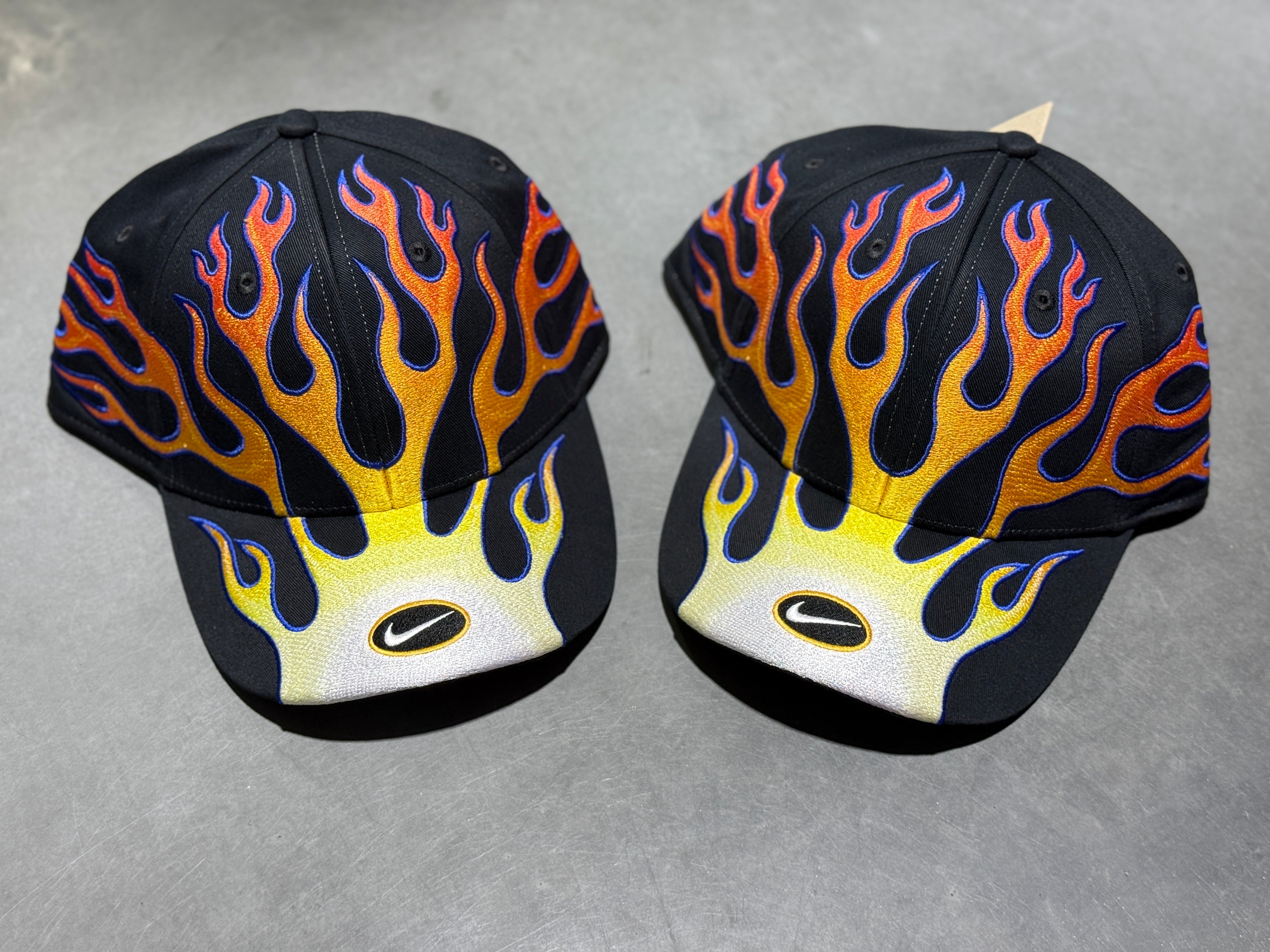 NEW Nike Structured OG Flame Club Cap - Black Size M/L