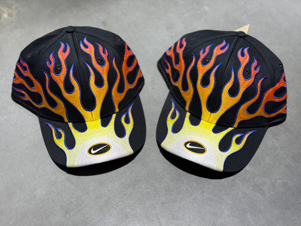 NEW Nike Structured OG Flame Club Cap - Black Size M/L