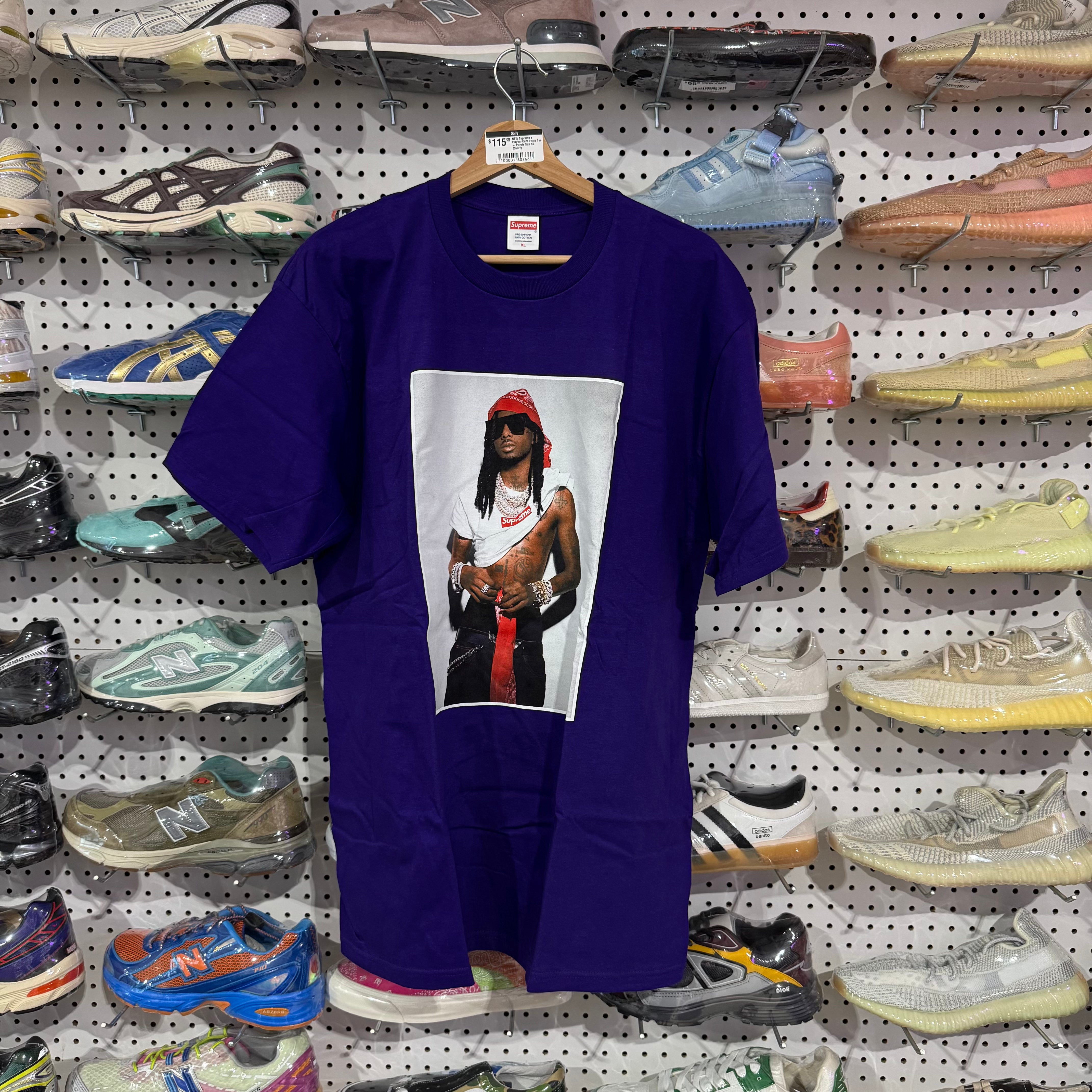 NEW Supreme x Playboi Carti Photo Tee - Purple Size XL
