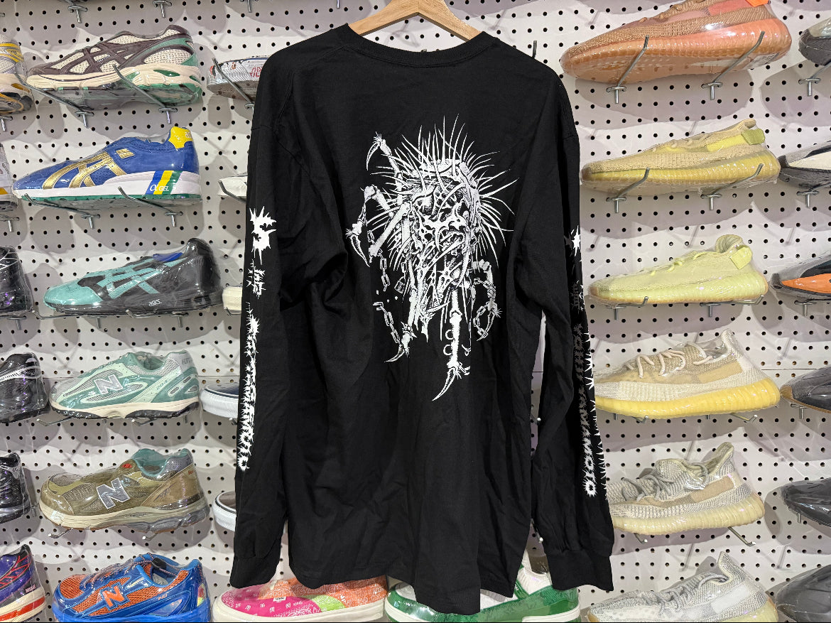 NEW Supreme Y's by Yohji Yamamoto L/S Tee - Black Size Medium