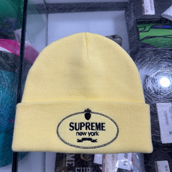 NEW Supreme Crest Beanie - Yellow