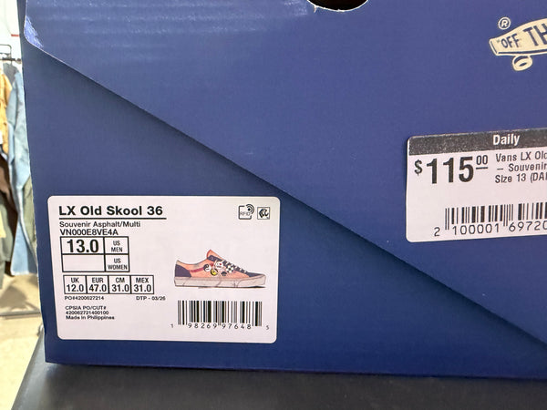 Vans LX Old Skool 36 - Souvenir/Asphalt Size 13
