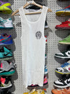 NEW Chrome Hearts Neck Logo Tank Top - White Size Medium