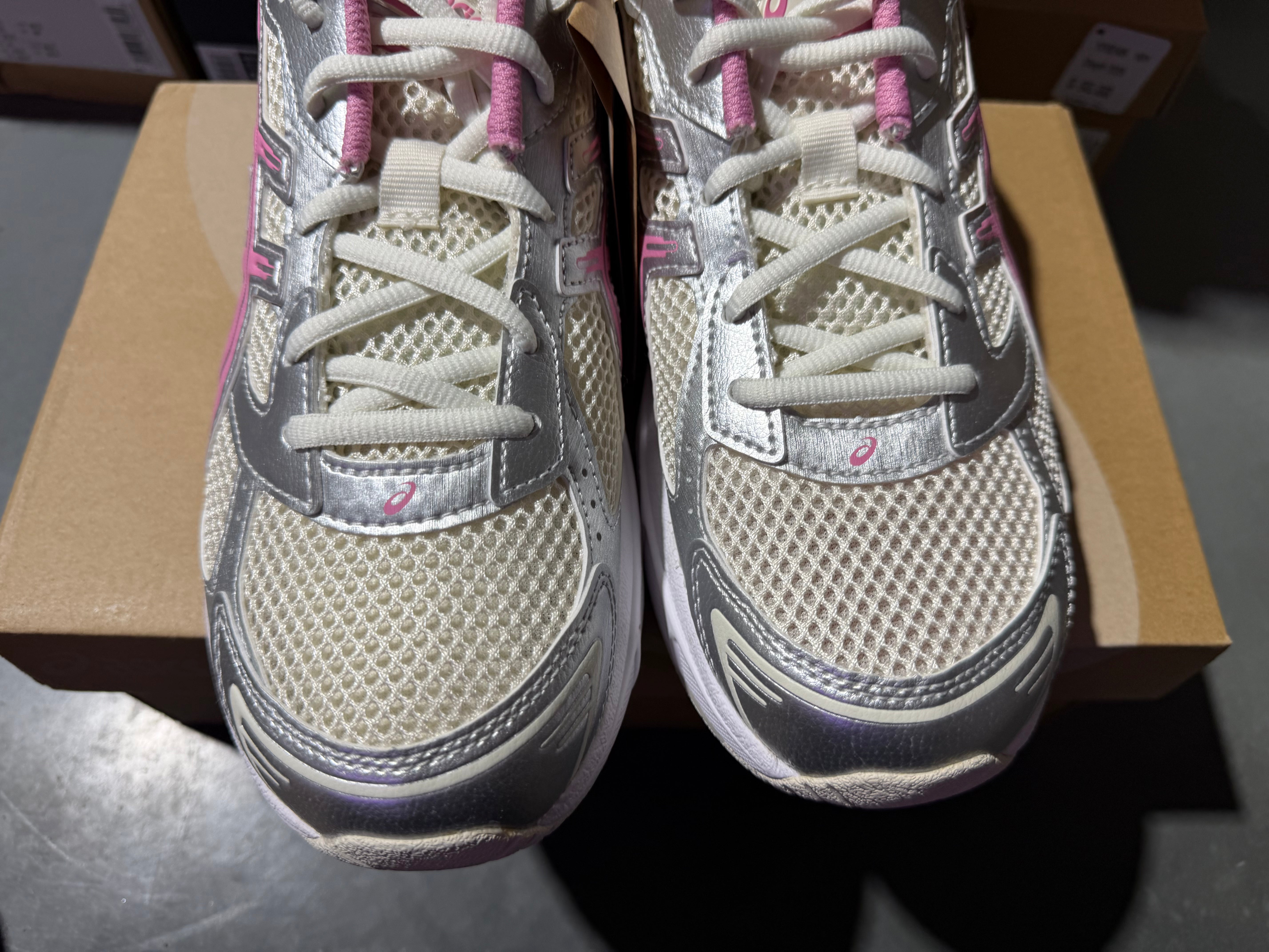 Asics Gel 1130 (GS) - Cream/Sweet Pink Size 7Y