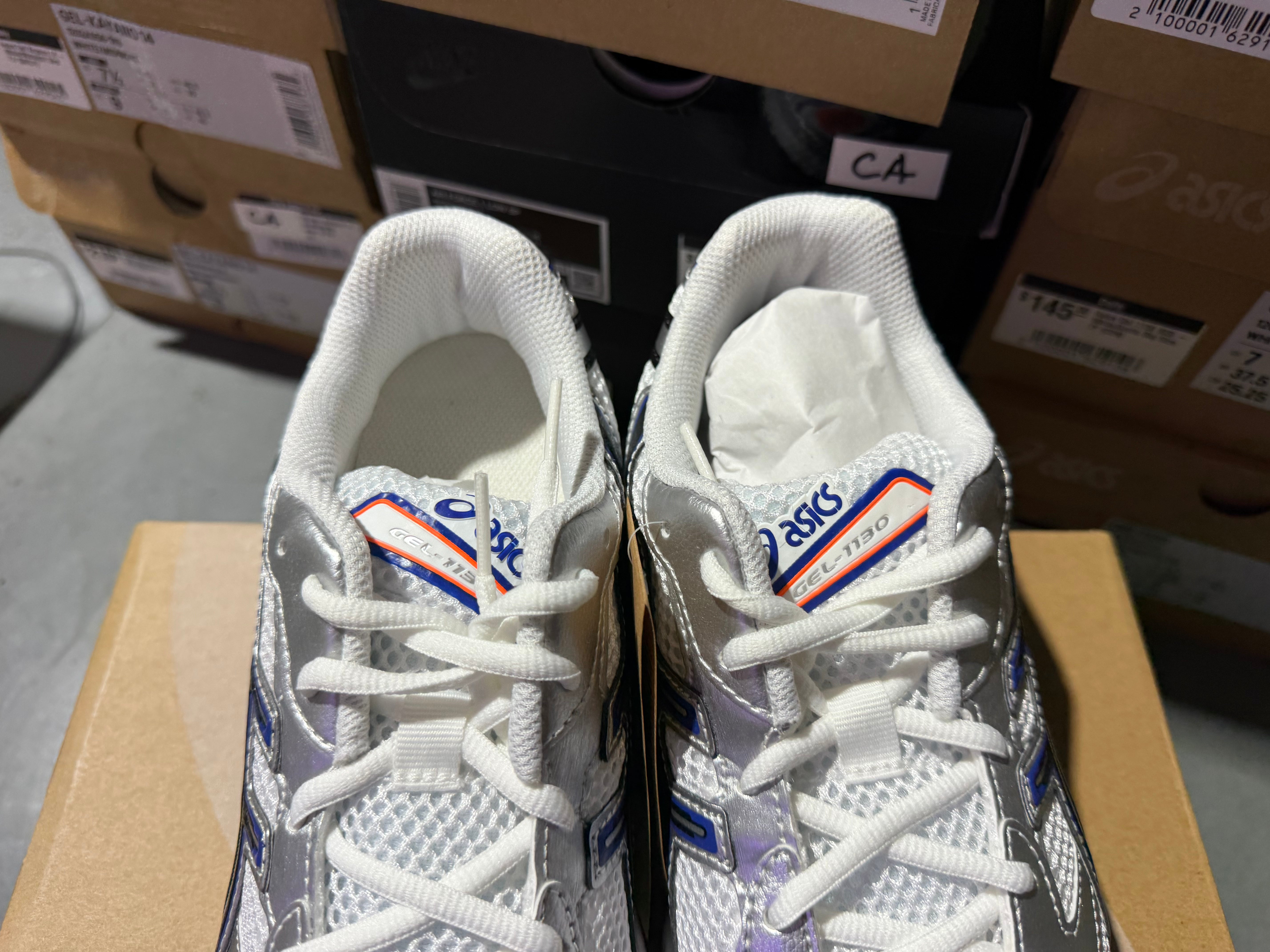 Asics Gel 1130 (GS) - White/Prussian Blue Size 7Y