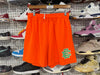 USED Eric Emanuel EE Basic Shorts - Orange/ GreenSize Large